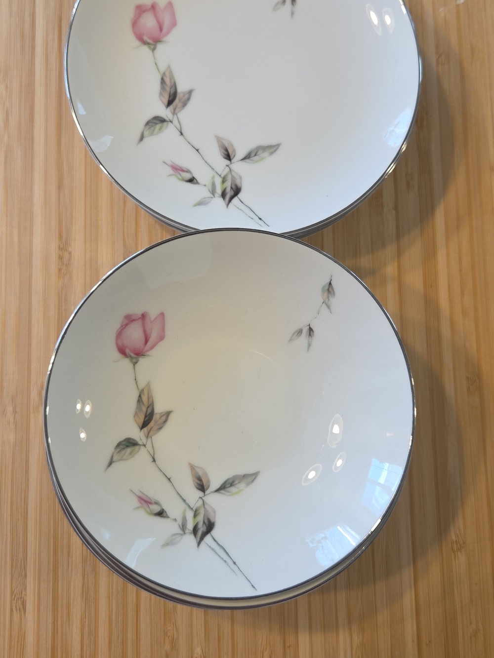 Style House Japan Fine China Dawn Pink Rose Vintage 12 Piece Lot